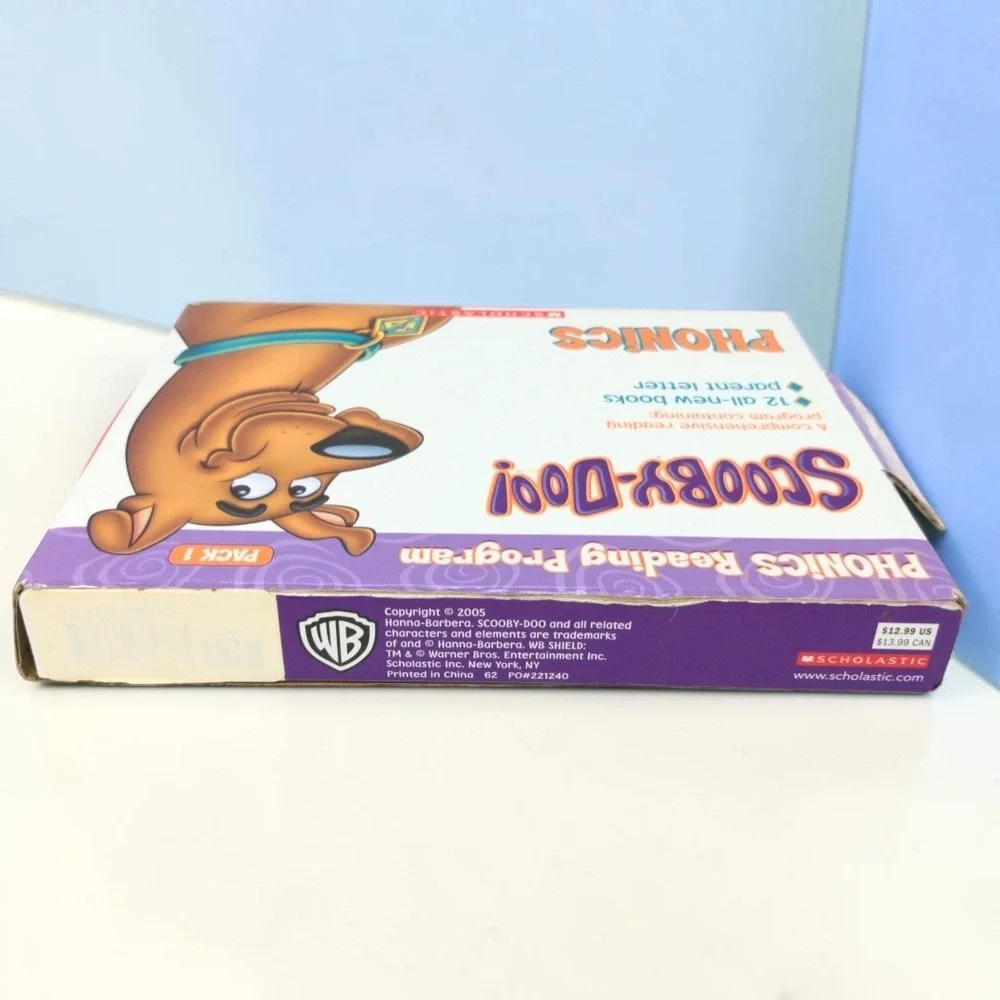 VTG 2005 Scholastic Scooby-Doo! Phonics Reading Program Pack 1 Complete 12 Books